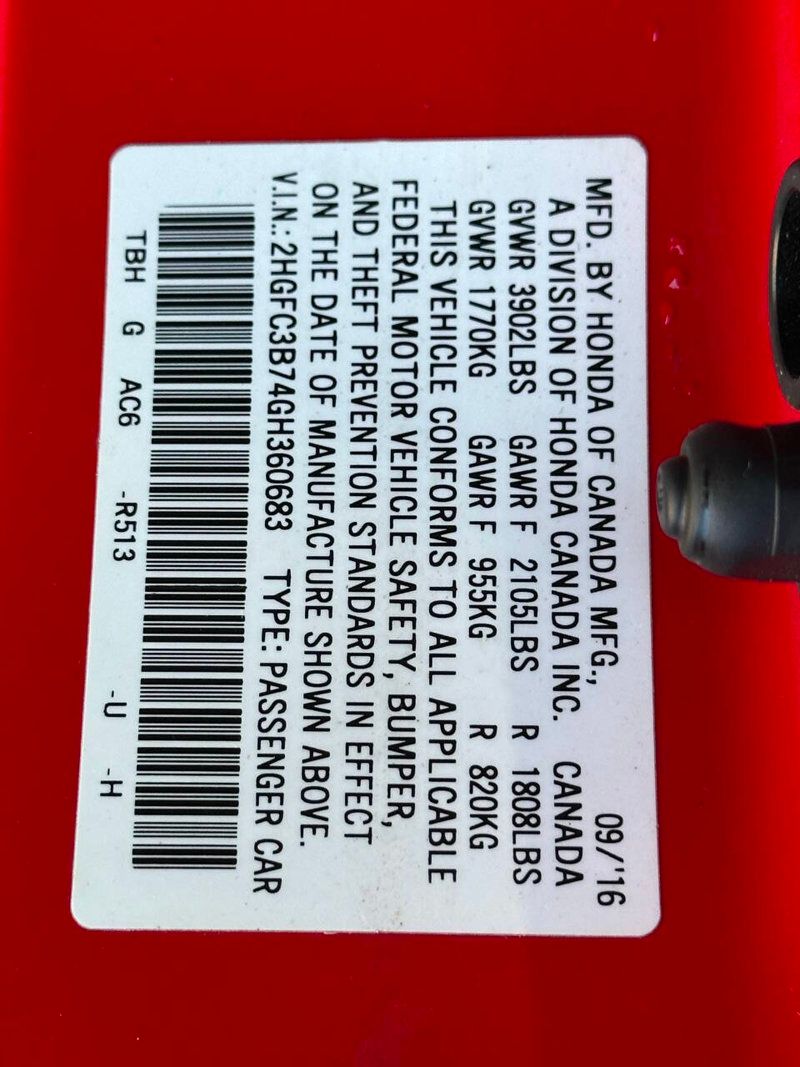 2016 Honda Civic Coupe 2dr CVT EX-L - 22909635 - 12