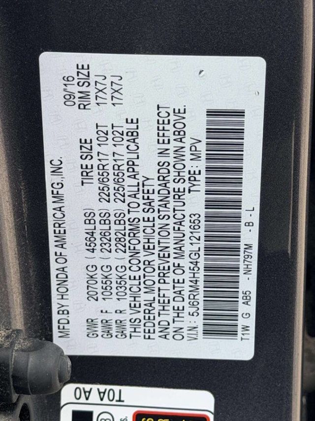 2016 Honda CR-V AWD 5dr EX - 23032039 - 18