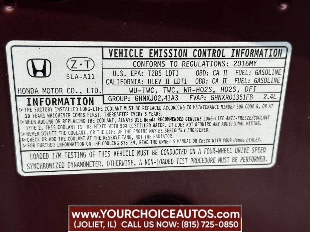 2016 Honda CR-V AWD 5dr SE - 22861311 - 31