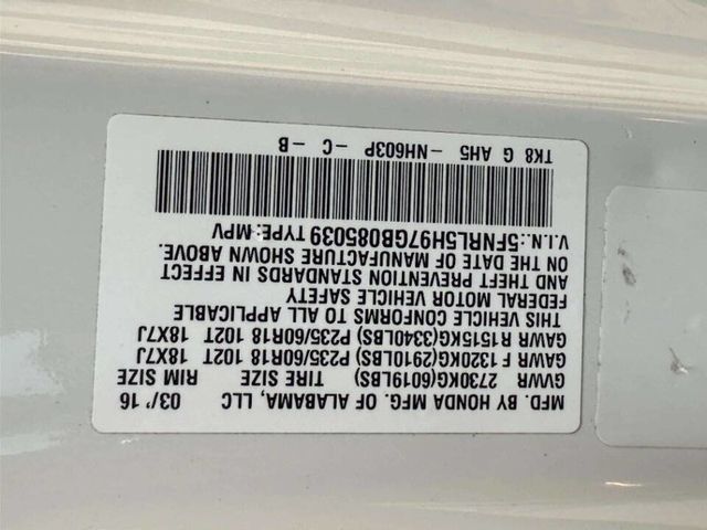 2016 Honda Odyssey 5dr Touring Elite - 23057771 - 18
