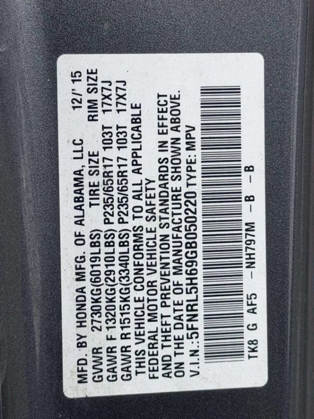 2016 Honda Odyssey EX L 4dr Mini Van - 23057196 - 20