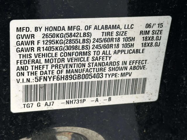 2016 Honda Pilot AWD 4dr EX-L w/RES - 22936465 - 18