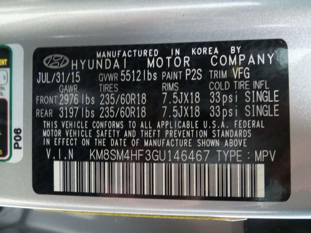 2016 Hyundai Santa Fe FWD 4dr SE - 15400111 - 10
