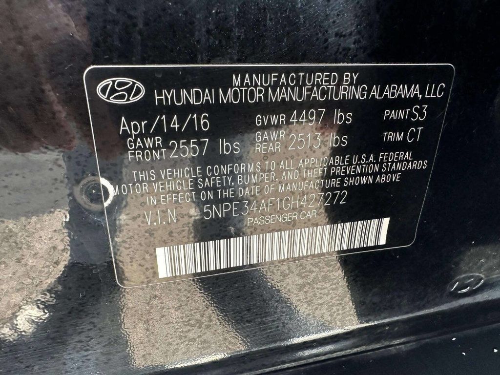 2016 Hyundai Sonata 4dr Sedan 2.4L Sport - 23051489 - 35