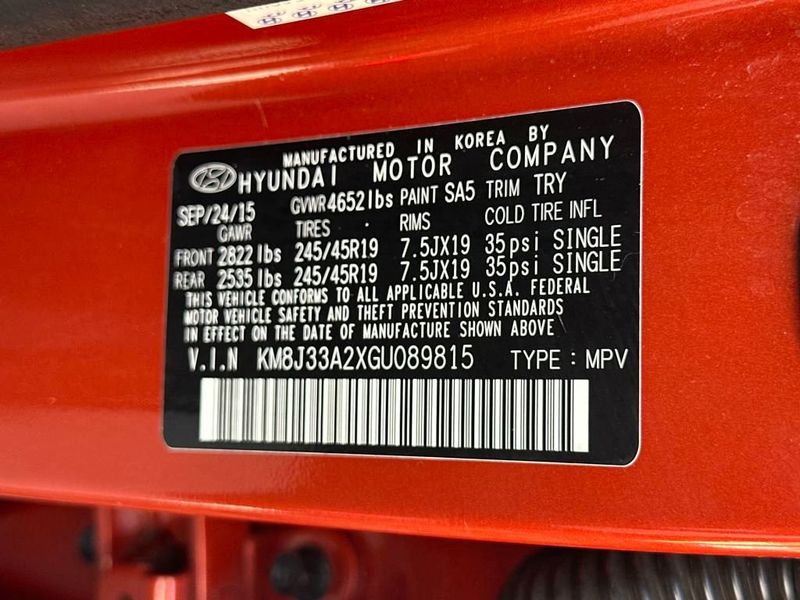 2016 Hyundai Tucson FWD 4dr Limited - 22941557 - 22