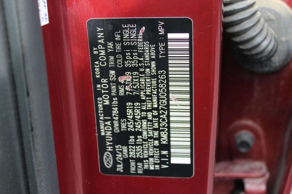 2016 Hyundai Tucson Sport AWD 4dr SUV - 23012140 - 28