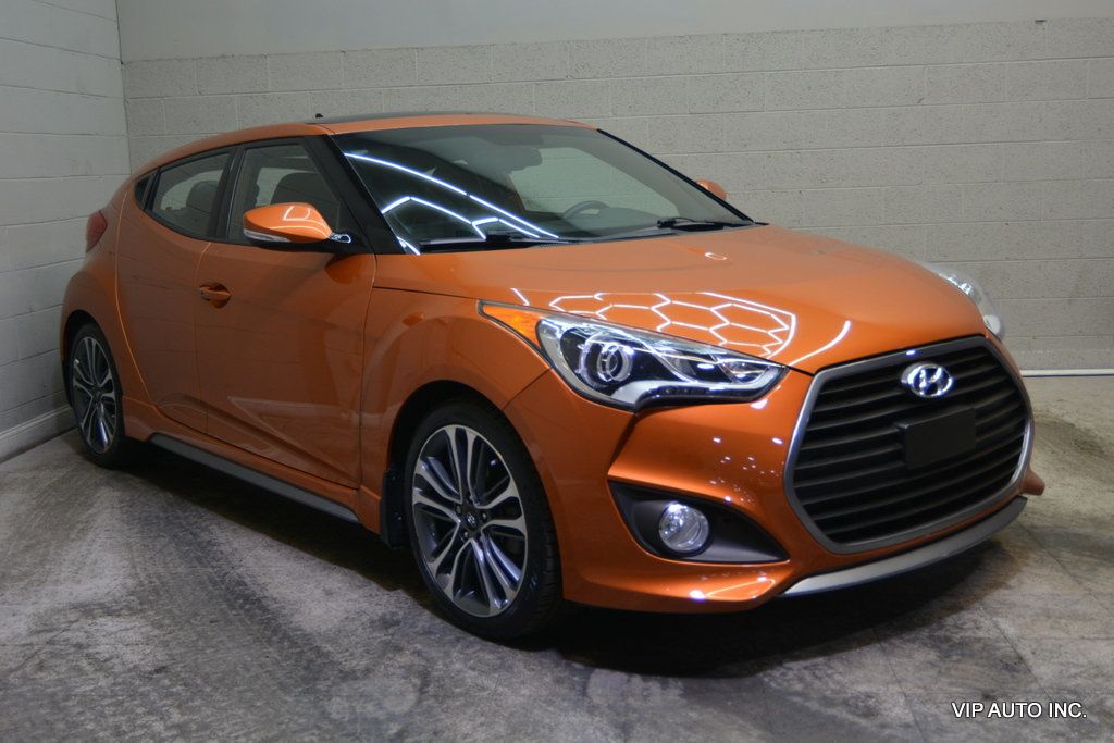 2016 Hyundai Veloster 3dr Coupe Manual Turbo w/Orange Accent - 22976409 | Video 1