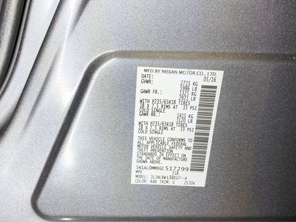 2016 INFINITI QX60 AWD 4dr - 22968145 - 73