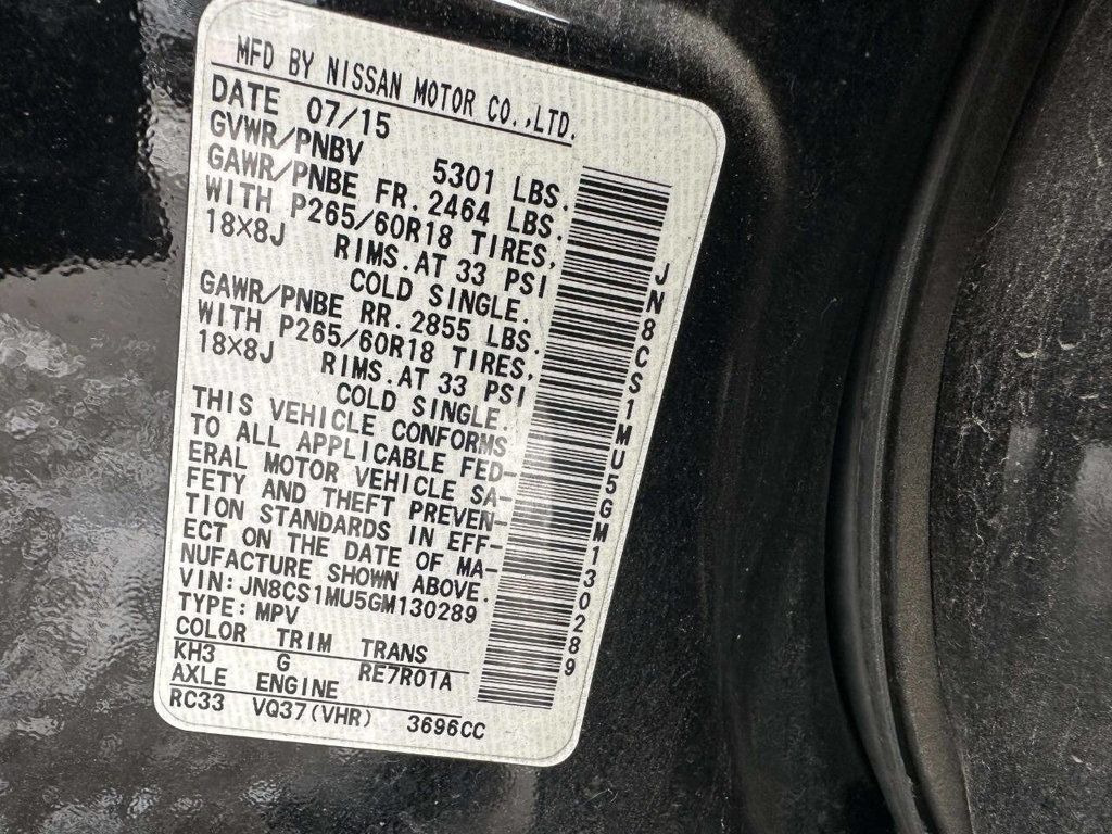 2016 INFINITI QX70 RWD 4dr - 22965538 - 39