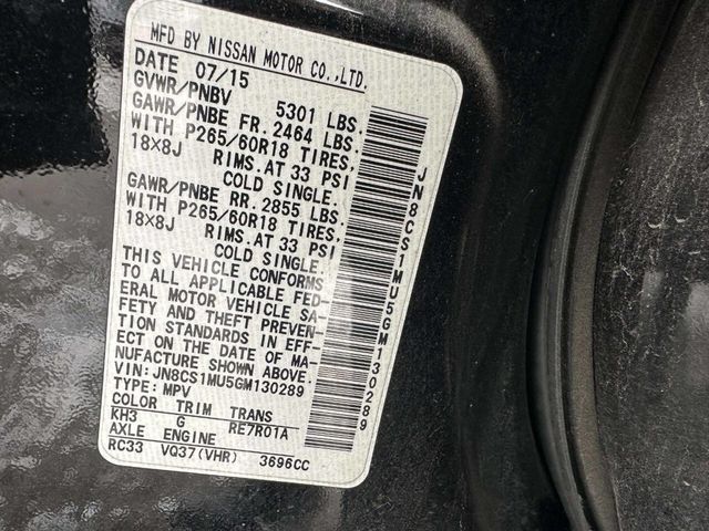 2016 INFINITI QX70 RWD 4dr - 22965538 - 39