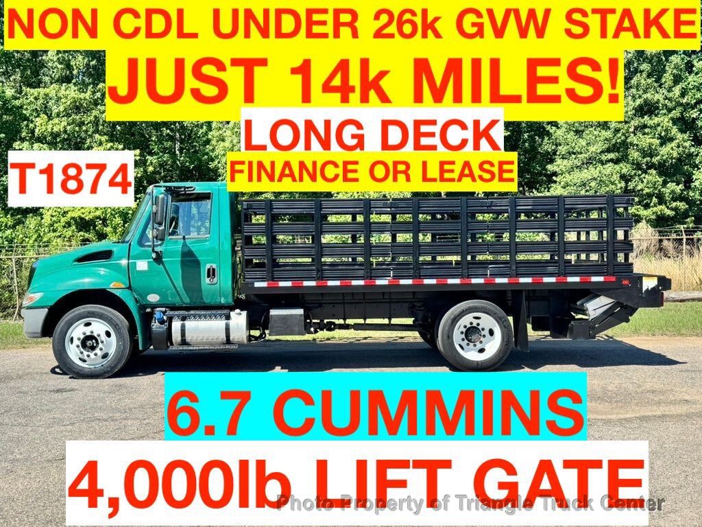 2016 International 4300 JUST 14k MILES! NON CDL! CUMMINS DIESEL HEAVY DUTY DEEP LIFT GATE LBS - 23025767 | Video 1