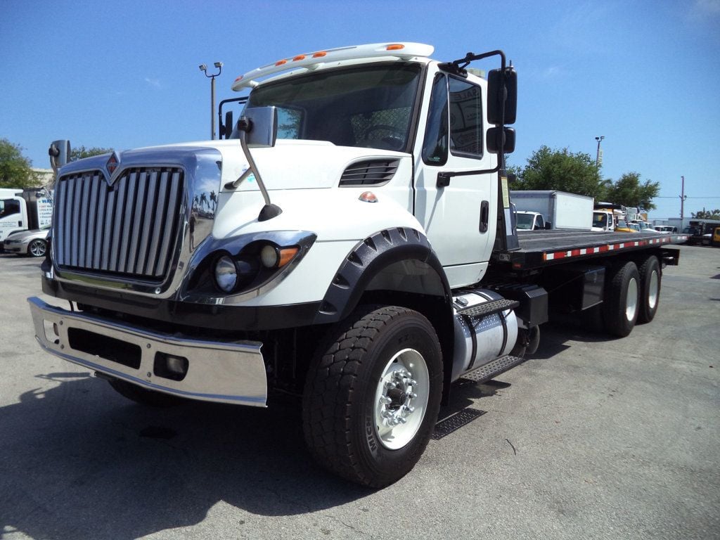 2016 International 7600 w/ JerrDan 28ft Industrial Carrier 15 Ton Tamdem Axle - 23005786 - 1