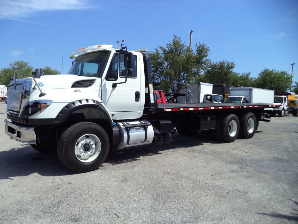 2016 International 7600 w/ JerrDan 28ft Industrial Carrier 15 Ton Tamdem Axle - 23005786 - 2