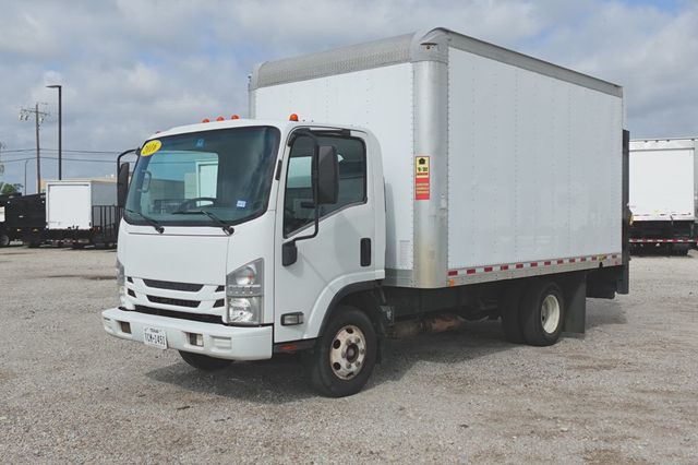 2016 Isuzu NPR (14ft Box with Rail Lift) - 23039393 - 2