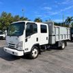 2016 Isuzu NPR XD CREW diesel w/ 16ft Landscape Body Steel Dump Dovetail Truck - 23087225 - 1