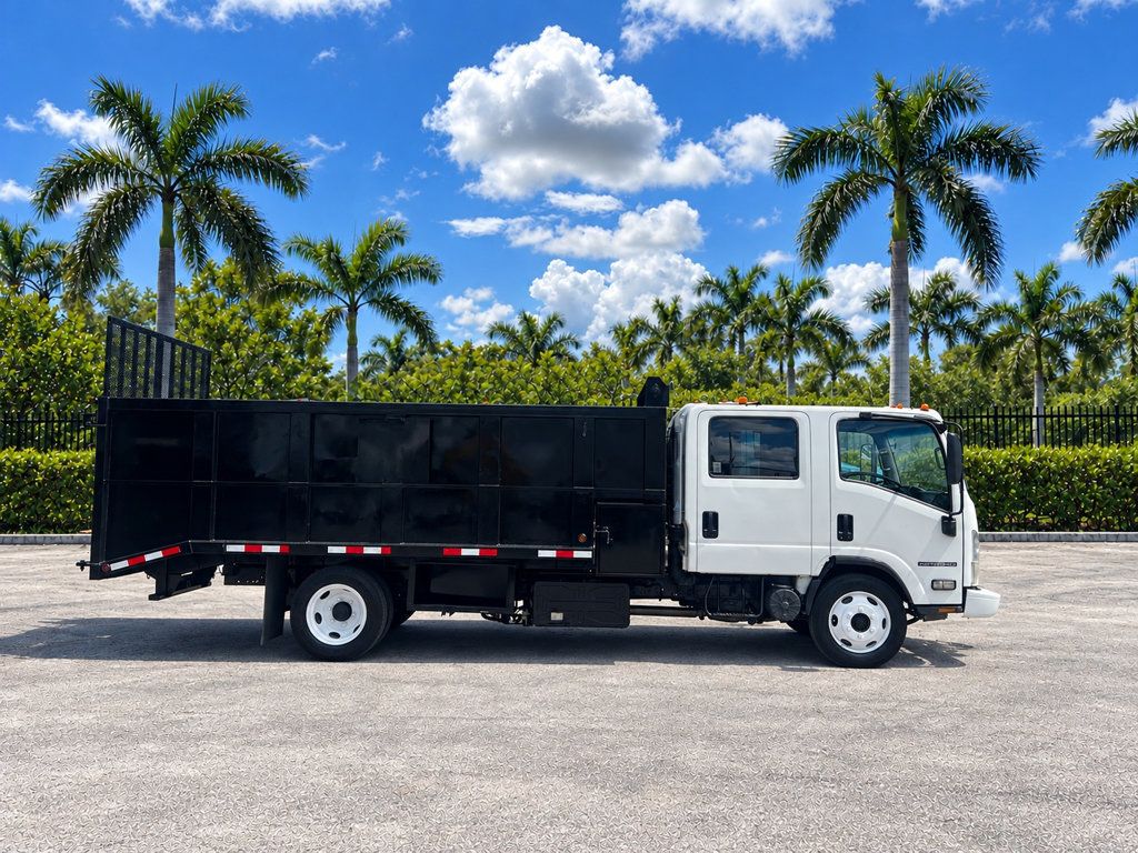 2016 Isuzu NPR XD CREW diesel w/ 16ft Landscape Body Steel Dump Truck - 23065778 - 12