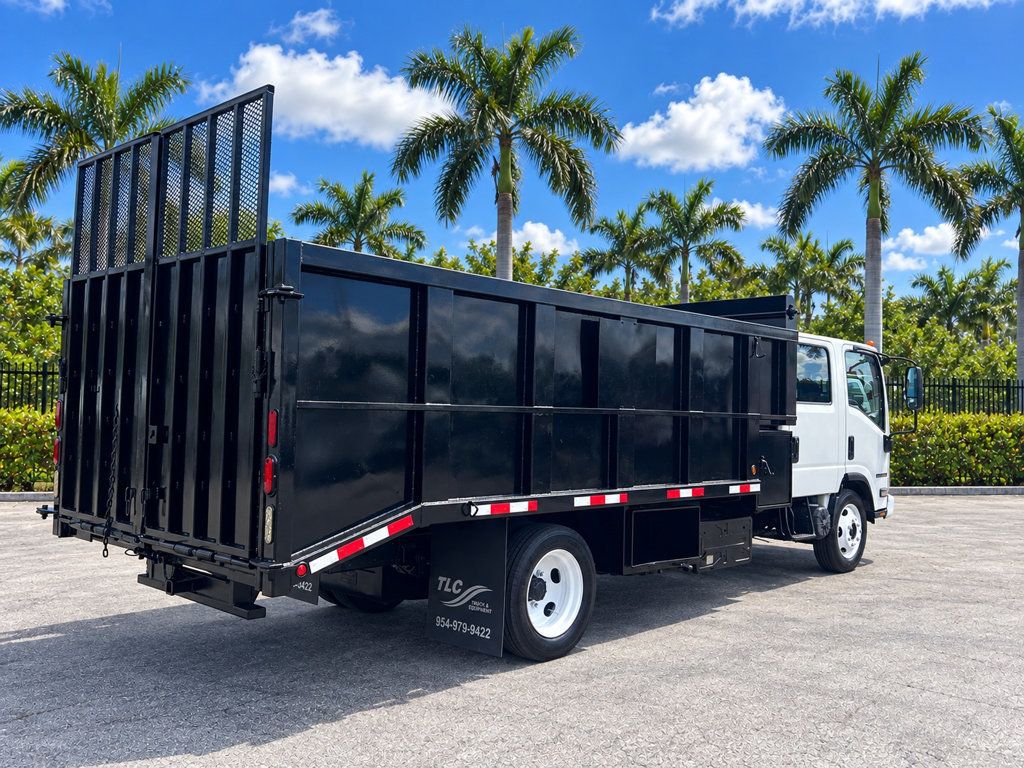 2016 Isuzu NPR XD CREW diesel w/ 16ft Landscape Body Steel Dump Truck - 23065778 - 13