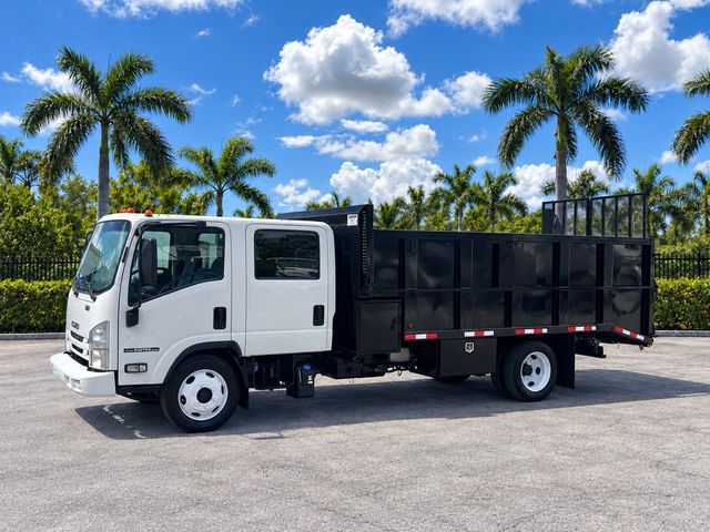 2016 Isuzu NPR XD CREW diesel w/ 16ft Landscape Body Steel Dump Truck - 23065778 - 7