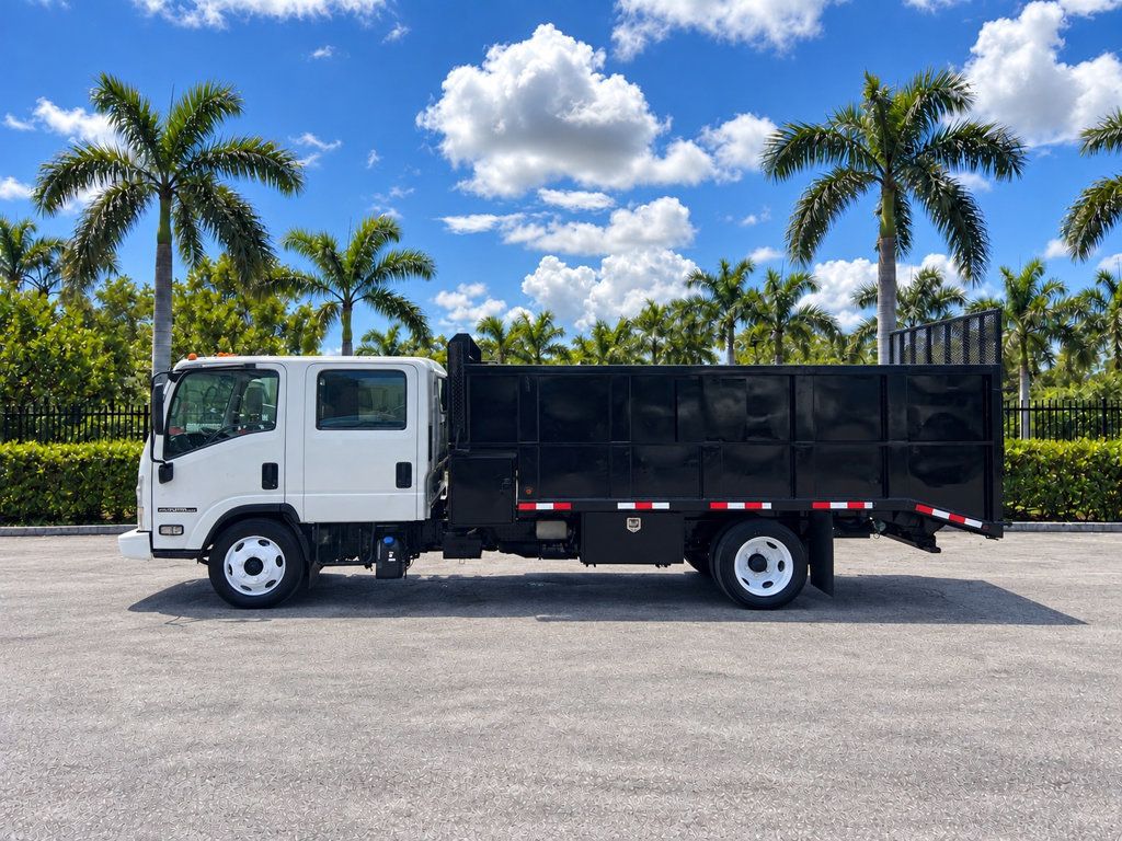 2016 Isuzu NPR XD CREW diesel w/ 16ft Landscape Body Steel Dump Truck - 23065778 - 8