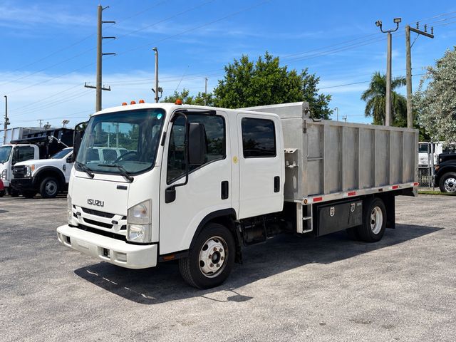 2016 Isuzu NPR XD CREW gas w/ New 14ft Landscape Body Aluminum Dump Truck - 23088816 - 3