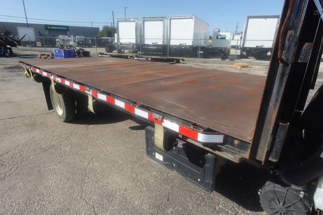 2016 Isuzu NRR (18ft Flatbed dump ICC Bumper) - 22969727 - 9