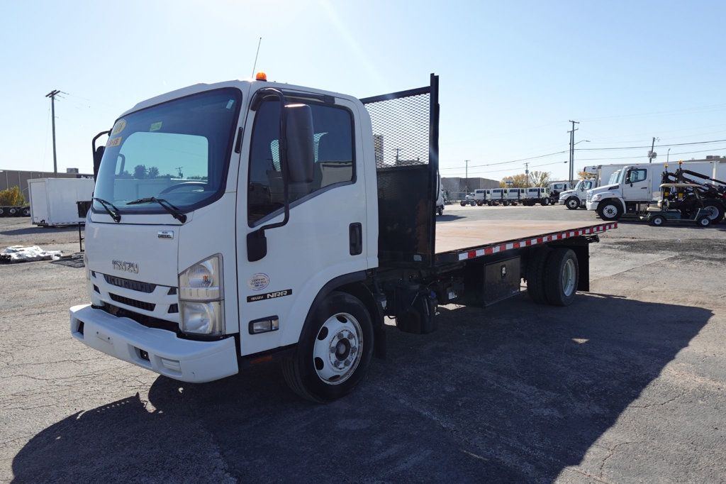 2016 Isuzu NRR (18ft Flatbed dump ICC Bumper) - 22969727 - 2