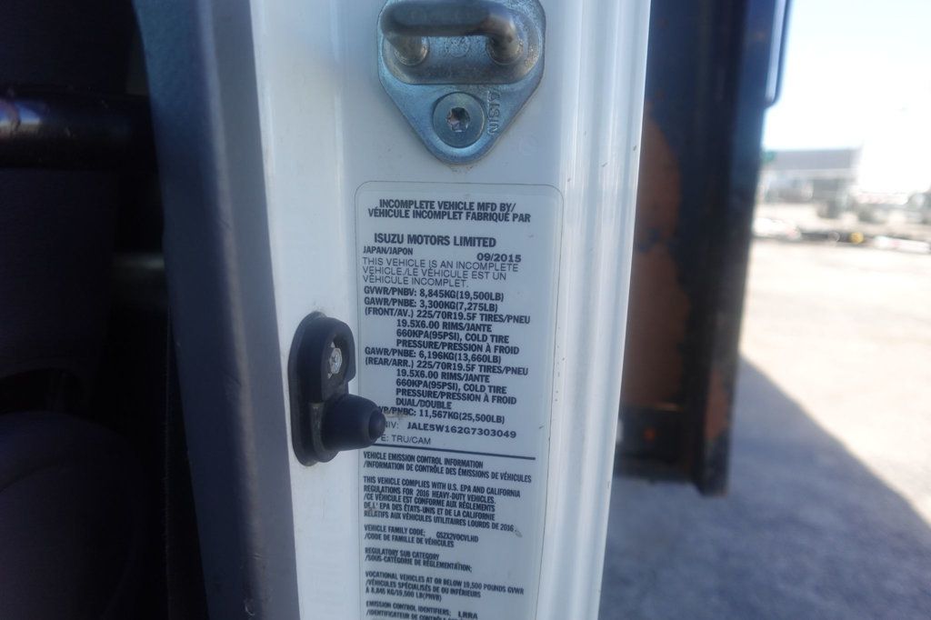 2016 Isuzu NRR (18ft Flatbed dump ICC Bumper) - 22969727 - 58