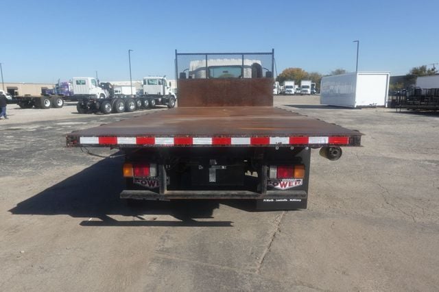 2016 Isuzu NRR (18ft Flatbed dump ICC Bumper) - 22969727 - 5