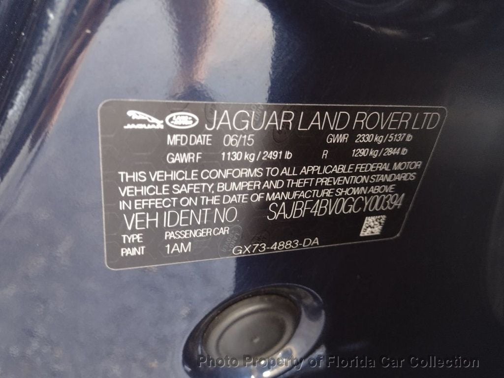 2016 Jaguar XF 4dr Sedan 35t R-Sport RWD 1 Owner Clean Carfax Florida Car - 22190705 - 46