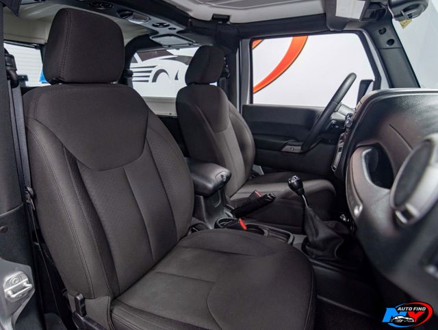 2016 Jeep Wrangler 1 OWNER, SPORT, 6-SPD MANUAL, 4X4, 17" WHEELS, HARD TOP - 22949847 - 20