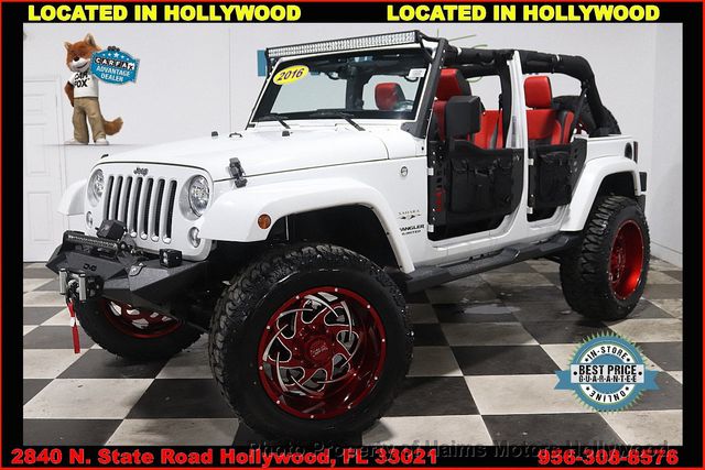 2016 Used Jeep Wrangler Unlimited 4wd 4dr Sahara At Haims Motors Serving Fort Lauderdale Hollywood Miami Fl Iid 20359721