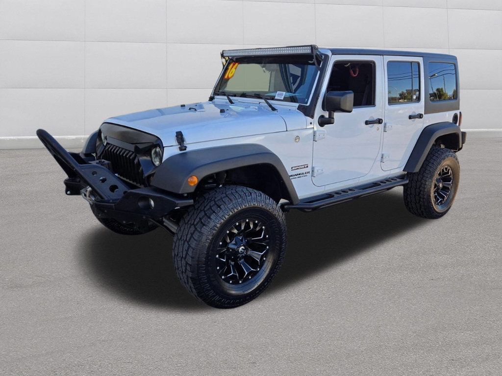 2016 Jeep Wrangler Unlimited 4WD 4dr Sport - 22669446 - 0