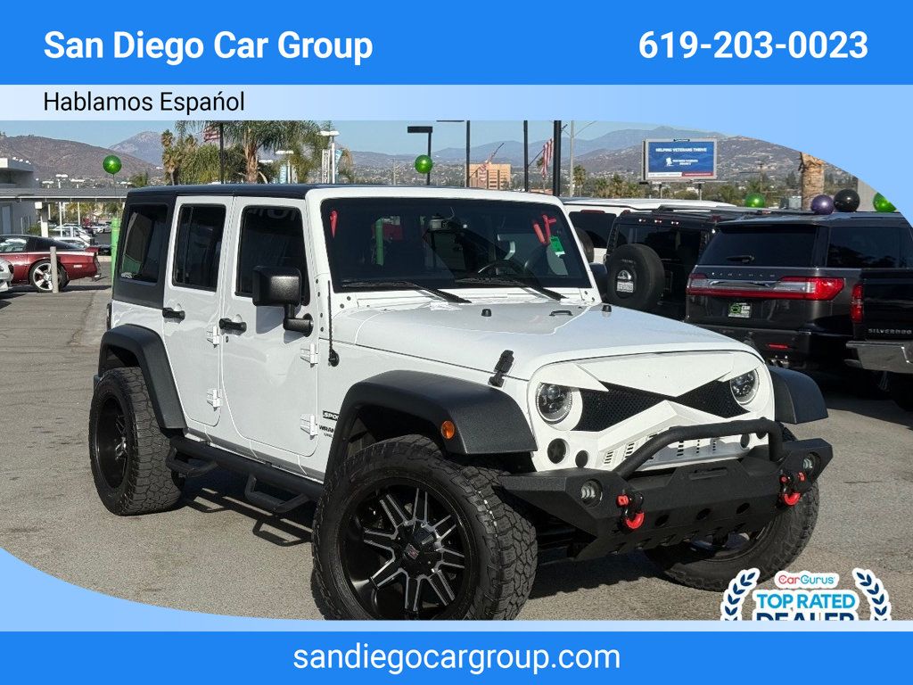 2016 Jeep Wrangler Unlimited 4WD 4dr Sport - 22662497 - 0