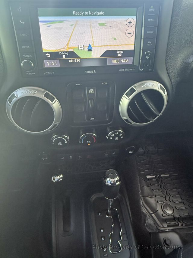 2016 Jeep Wrangler Unlimited 4WD RUBICON W/3-PIECE HARDTOP & ALPINE SOUND - 23071399 - 23