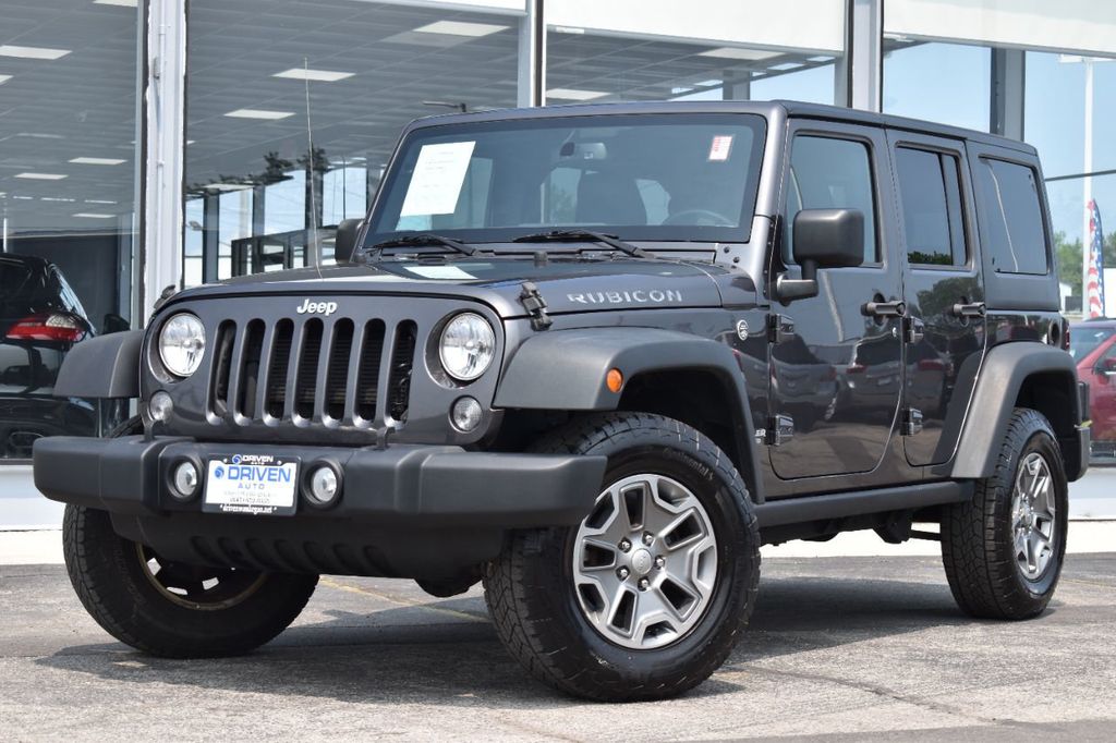 2016 Used Jeep Wrangler Unlimited RUBICON** Bluetooth, Leather Seats, Navigation  System, Heated Se at Driven Auto of Waukegan, IL, IID 20899166