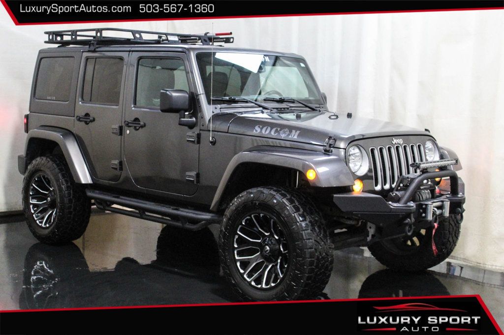 2016 Jeep Wrangler Unlimited Sahara SOCOM Edition $10,000 In Upgrades Lifted Loaded - 22404746 - 13