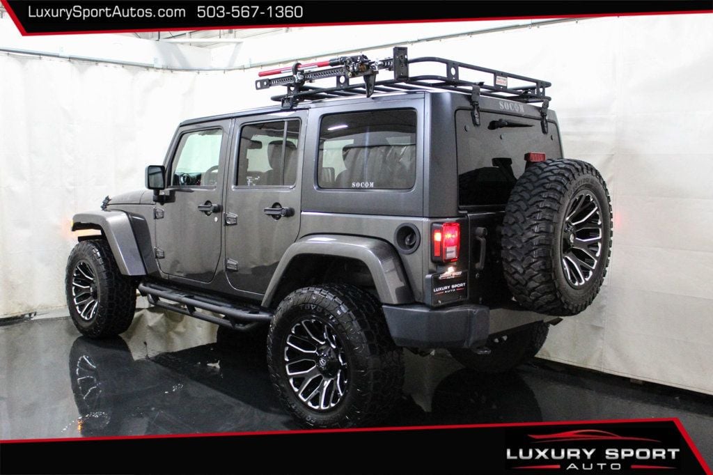 2016 Jeep Wrangler Unlimited Sahara SOCOM Edition $10,000 In Upgrades Lifted Loaded - 22404746 - 1