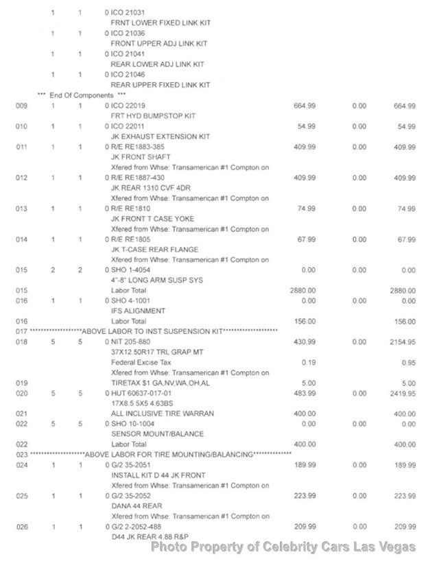 2016 Jeep Wrangler Unlimited WRANGLER UNLIMITED RUBICON HARD ROCK (FULL CUSTOM 100k build) - 22895953 - 57