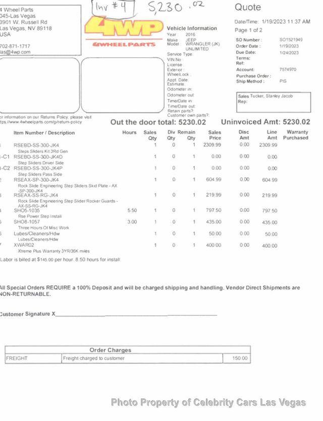 2016 Jeep Wrangler Unlimited WRANGLER UNLIMITED RUBICON HARD ROCK (FULL CUSTOM 100k build) - 22895953 - 66
