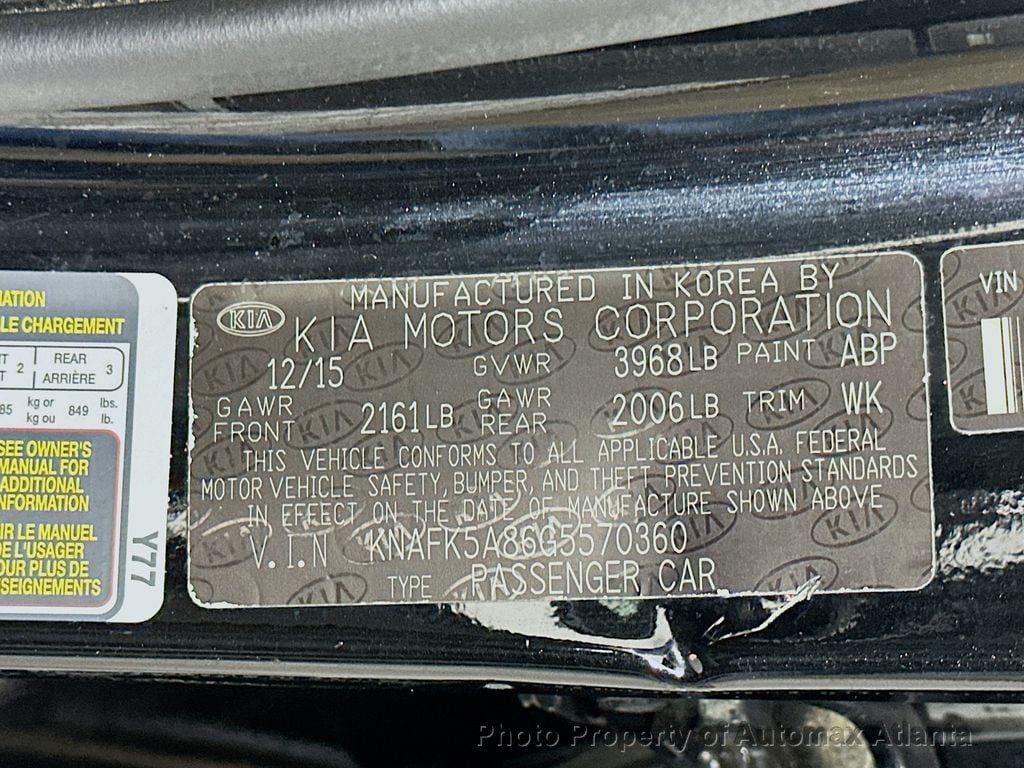 2016 Kia Forte5 LX - 22609740 - 31