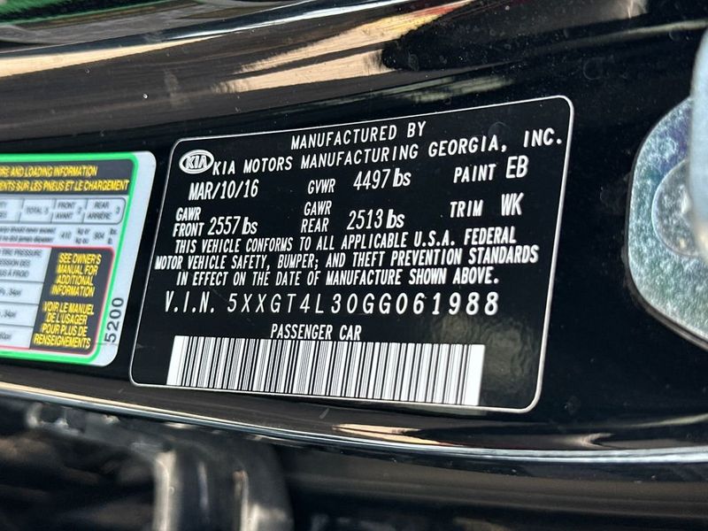 2016 Kia Optima 4dr Sedan LX - 23051713 - 21