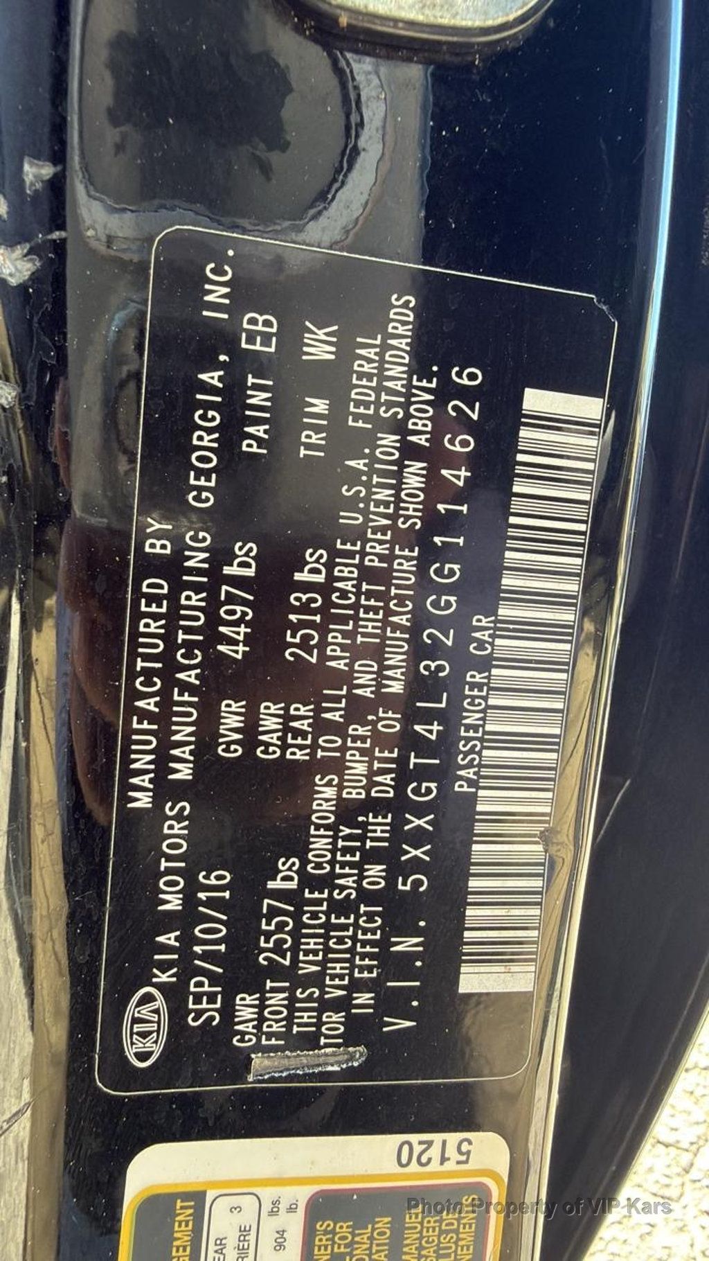 2016 Kia Optima 4dr Sedan LX - 22952597 - 22