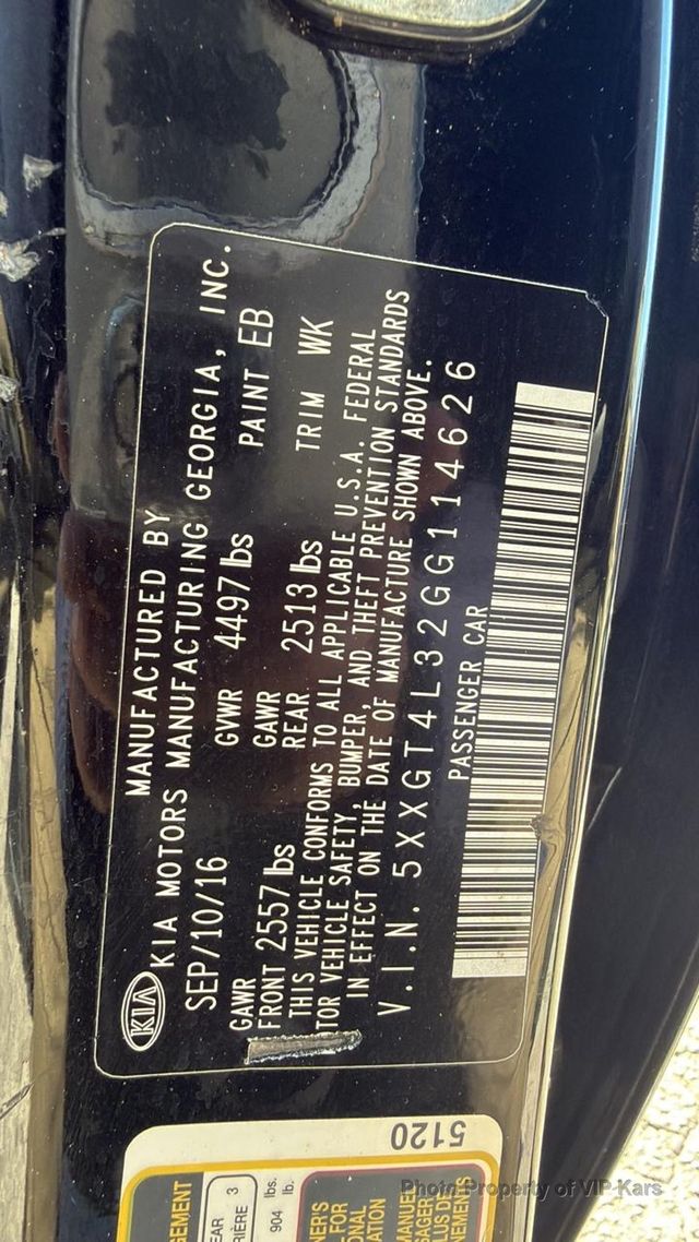 2016 Kia Optima 4dr Sedan LX - 22952597 - 22