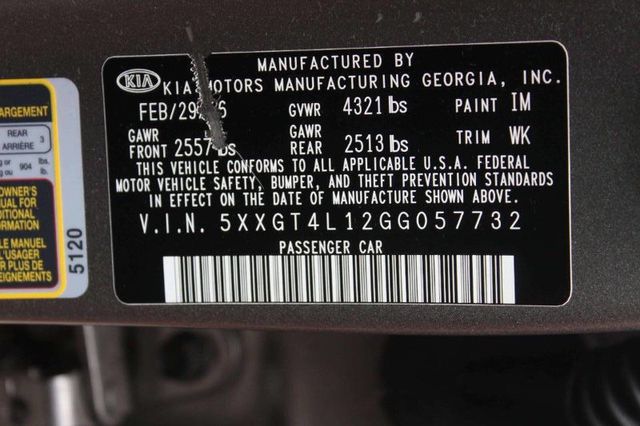 2016 Kia Optima 4dr Sedan LX Turbo - 23008690 - 7