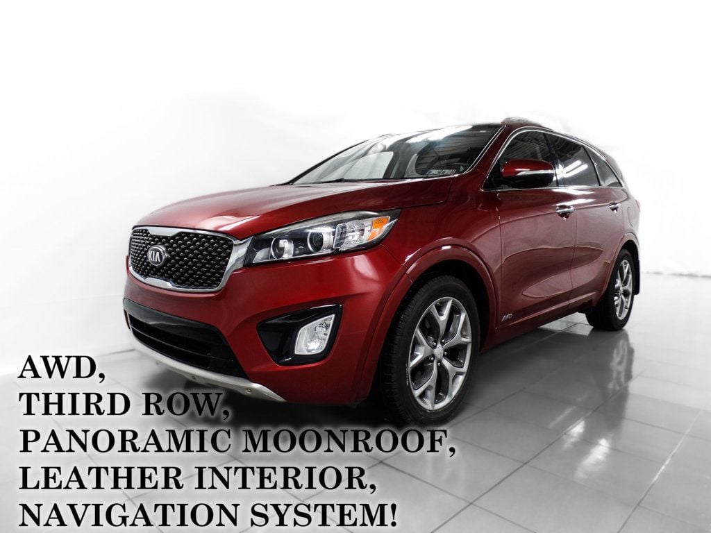 2016 Kia Sorento SX V6 AWD WITH 3RD ROW - 22619163 - 0