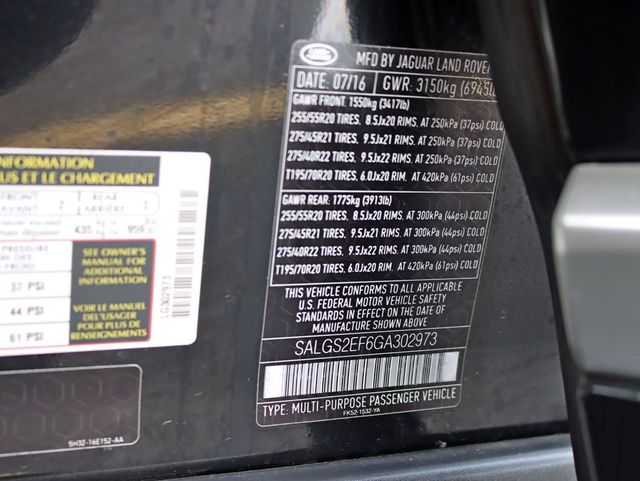 2016 Land Rover Range Rover 4WD 4dr Supercharged - 22928099 - 39