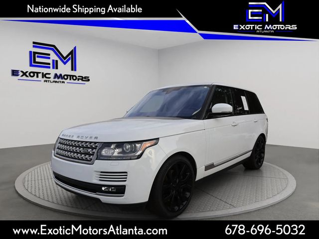 2016 Land Rover Range Rover CLEAN CARFAX, V8 SUPERCHARGED, HID LTS, NAVI, BT, MERIDIAN SOUND - 22821049 - 0
