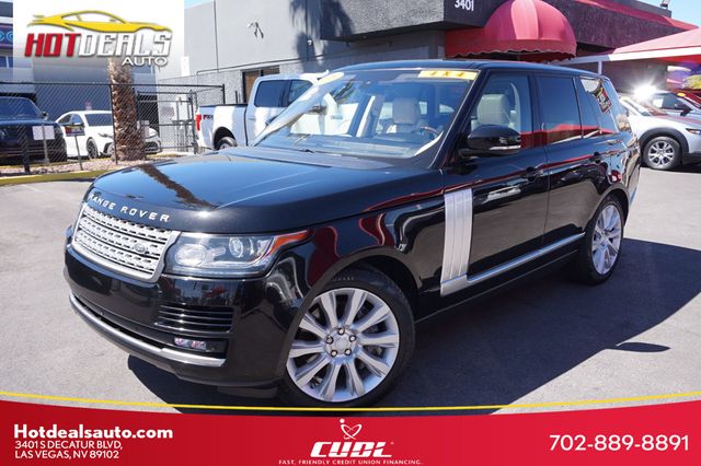 2016 Land Rover Range Rover SUPERCHARGED, 4X4, PANORAMA MOON ROOF, LEATHER, MERIDIAN SOUND - 23008447 - 0