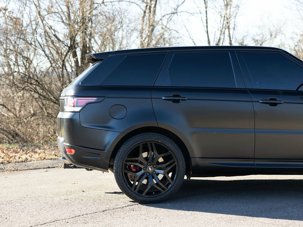 2016 Land Rover Range Rover Sport Satin Black Wrap, Two Toned Leather Interior, Garage Kept - 22970659 - 9