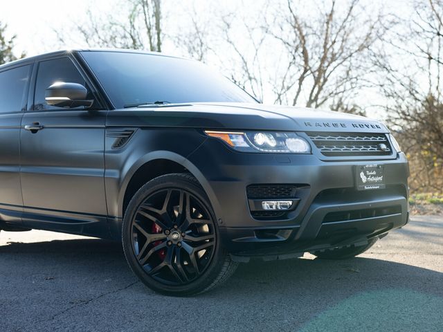 2016 Land Rover Range Rover Sport Satin Black Wrap, Two Toned Leather Interior, Garage Kept - 22970659 - 13